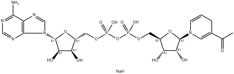 3-ACETYLPYRIDINE ADENINE DINUCLEOTIDE Structure