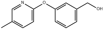 3-[(5-Methyl-2-pyridinyl)oxy]benzenemethanol Structure