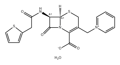 Cephaloridine Monohydrate Structure