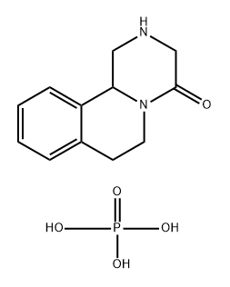 Pyrazino[2,1-a]isochinolin-4-on, 4H-, 1,2,3,6,7,11b-hexahydr o-, Diphosphat Structure