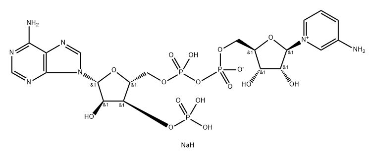 3-aminopyridine adenine dinucleotide phosphate, sodium Structure