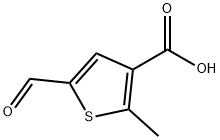 5-Formyl-2-methylthiophene-3-carboxylic acid Structure