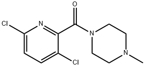 (3,6-dichloropyridin-2-yl)(4-methylpiperazin-1-yl)methanone Structure