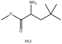 Methyl 2-amino-4,4-dimethylpentanoate hydrochloride Structure