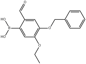 4-(Benzyloxy)-5-ethoxy-2-formylphenylboronic acid Structure