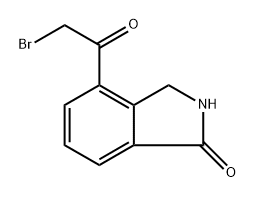 4-(2-BROMO-ACETYL)-2,3-DIHYDRO-ISOINDOL-1-ONE Structure