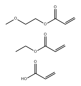 2-Propenoic acid polymer with ethyl 2-propenoate and 2-methoxyethyl 2-propenoate Structure