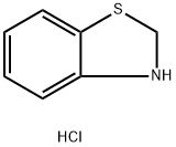 Benzothiazole, 2,3-dihydro-, hydrochloride (1:1) Structure