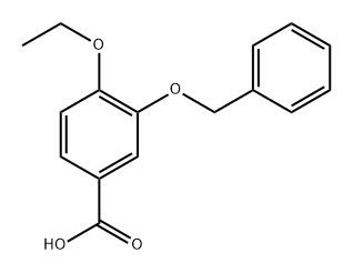 3-(Benzyloxy)-4-ethoxybenzoic acid Structure