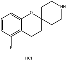 5-FLUOROSPIRO[CHROMAN-2,4'-PIPERIDINE] HCL Structure