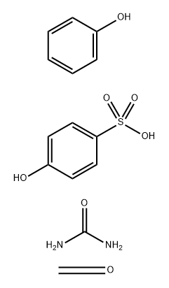 Benzenesulfonic acid, 4-hydroxy-, polymer with formaldehyde, phenol and urea Structure