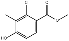 methyl 2-chloro-4-hydroxy-3-methylbenzoate Structure