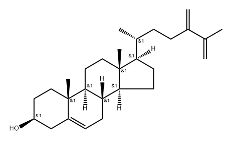 ergosta-5,24(28),25-trien-3-ol Structure