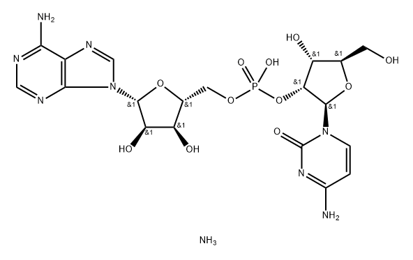 CYTIDYLYL-(2'-5')ADENOSINE AMMONIUM Structure