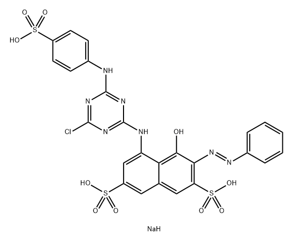 Reactive red 253 (C.I. 18212) Structure