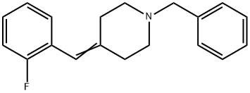 4-[(2-fluorophenyl)methylene]-1-(phenylmethyl)piperidine Structure