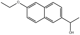 (+)-6-Ethoxy-α-methyl-2-naphthalenemethanol Structure