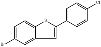 5-Bromo-2-(4-chlorophenyl)benzo[b]thiophene Structure