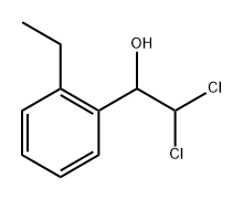 2,2-Dichloro-1-(2-ethylphenyl)ethanol Structure