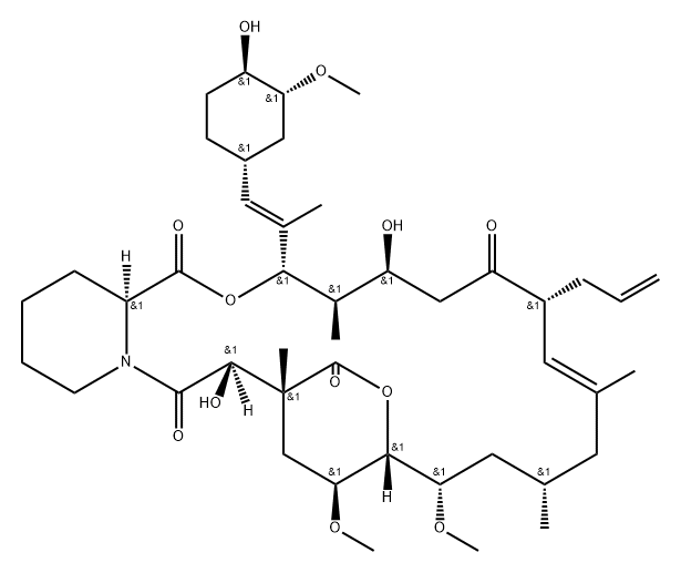 Tacrolimus Impurity 13 구조식 이미지