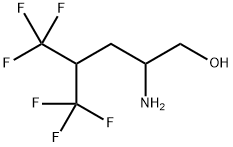 2-amino-5,5,5-trifluoro-4-(trifluoromethyl)pentan-1-ol Structure