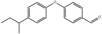 4-[4-(1-Methylpropyl)phenoxy]benzaldehyde Structure