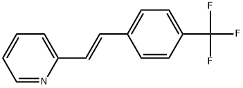 (E)-2-(4-(trifluoromethyl)styryl)pyridine Structure