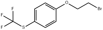 1-(2-Bromoethoxy)-4-[(trifluoromethyl)thio]benzene Structure