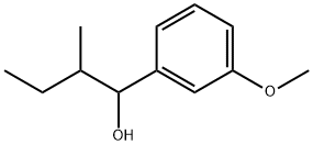 1-(3-methoxyphenyl)-2-methylbutan-1-ol Structure