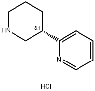 Pyridine, 2-(3S)-3-piperidinyl-, hydrochloride (1:1) 구조식 이미지