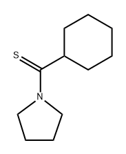 cyclohexyl(pyrrolidin-1-yl)methanethione Structure