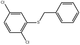 1,4-Dichloro-2-[(phenylmethyl)thio]benzene Structure