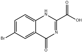 6-bromo-4-oxo-3,4-dihydroquinazoline-2-carboxylic acid 구조식 이미지