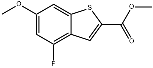 Methyl 4-fluoro-6-methoxybenzo[b]thiophene-2-carboxylate Structure