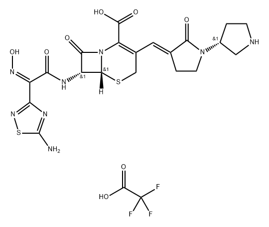 Ceftobiprole trifluoroacetate Structure
