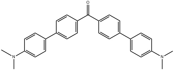 Benzophenone, 4,4'-bis(p-dimethylaminophenyl)- (6CI) Structure