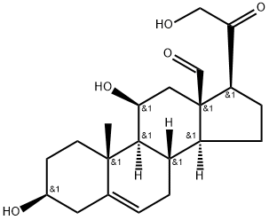 3-hydroxy-delta(5)-aldosterone Structure