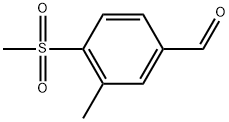 3-Methyl-4-(methylsulfonyl)benzaldehyde Structure