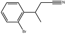 Benzenepropanenitrile, 2-bromo-β-methyl- 구조식 이미지