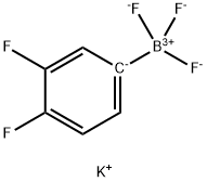 칼륨(3,4-디플루오로페닐)트리플루오로보레이트 구조식 이미지