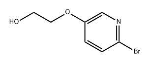 2-[(6-Bromo-3-pyridinyl)oxy]ethanol Structure