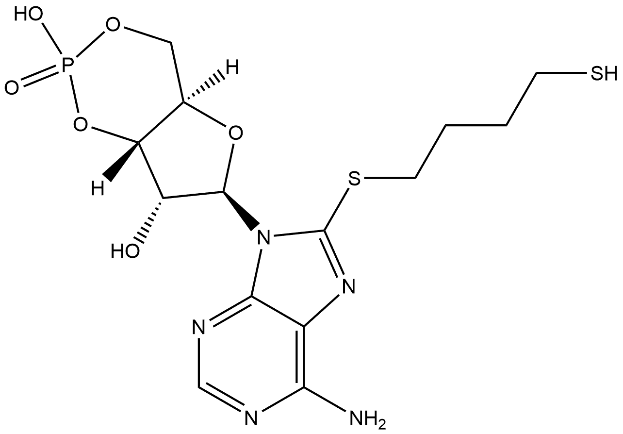 8-MBT-cAMP Structure