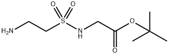 tert-Butyl ((2-aminoethyl)sulfonyl)glycinate Structure