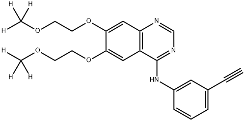 Erlotinib D6 Structure