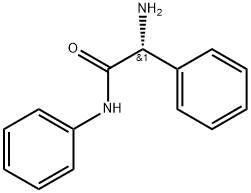 Benzeneacetamide, α-amino-N-phenyl-, (αR)- Structure