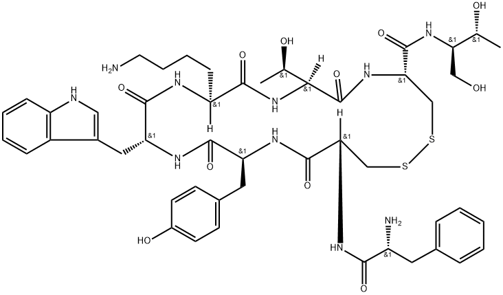 3-Tyr-octreotide Structure