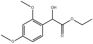 Ethyl α-hydroxy-2,4-dimethoxybenzeneacetate Structure