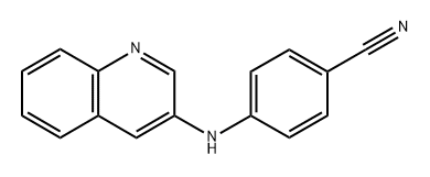 4-(3-Quinolinylamino)benzonitrile Structure