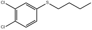 butyl(3,4-dichlorophenyl)sulfane Structure