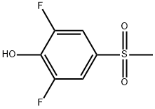 2,6-Difluoro-4-(methylsulfonyl)phenol Structure